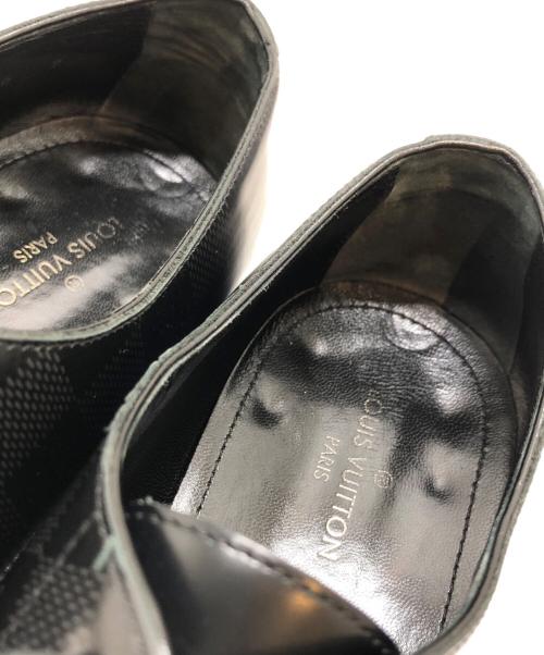 LOUIS VUITTON（ルイ ヴィトン）LOUIS VUITTON (ルイ ヴィトン) レザーシューズ ブラック サイズ:7表記の古着・服飾アイテム
