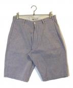 YAMANEヤマネ）の古着「ハーフパンツ」｜パープル