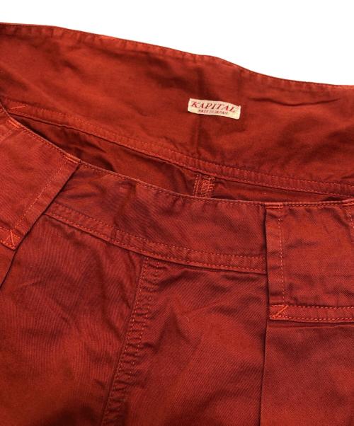 KAPITAL（キャピタル）KAPITAL (キャピタル) アクタガワパンツ レッド サイズ:Mの古着・服飾アイテム