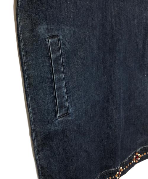 DSQUARED2（ディースクエアード）DSQUARED2 (ディースクエアード) スタッズデニムシャツ インディゴ サイズ:12Yの古着・服飾アイテム