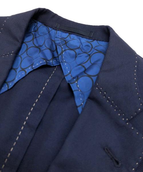 PAUL SMITH（ポールスミス）Paul Smith (ポールスミス) ステッチテーラードジャケット ネイビー サイズ:Mの古着・服飾アイテム