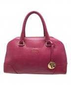 FURLAフルラ）の古着「ミニボストンバッグ」｜ピンク