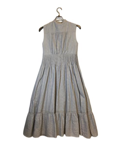 HER LIP TO（ハーリップトゥ）Her lip to (ハーリップトゥ) Paisley Cotton Lace Long Dress グレー サイズ:Mの古着・服飾アイテム