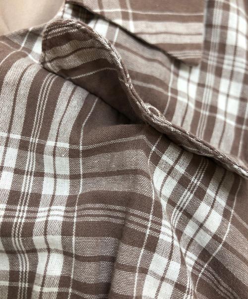 HER LIP TO（ハーリップトゥ）Her lip to (ハーリップトゥ) Bergamo Plaid Tiered Long Dress ブラウン サイズ:Mの古着・服飾アイテム