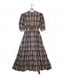 Her lip to (ハーリップトゥ) Bergamo Plaid Tiered Long Dress ブラウン サイズ:M：5000円