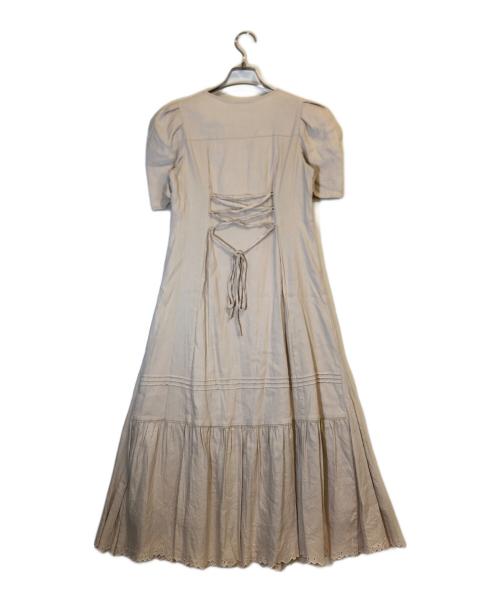 HER LIP TO（ハーリップトゥ）Her lip to (ハーリップトゥ) Time After Time Scalloped Dress アイボリー サイズ:Mの古着・服飾アイテム