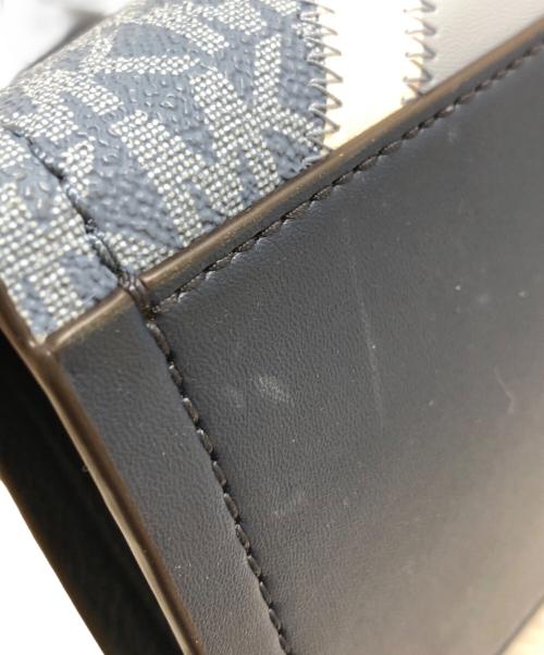 MICHAEL KORS（マイケル・コース）MICHAEL KORS (マイケルコース) MIRELLA EW トート ミディアム バッグ ブルーの古着・服飾アイテム