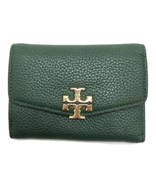TORY BURCH（トリーバーチ）TORY BURCH (トリーバーチ) 2つ折り財布 グリーン サイズ:表記なしの古着・服飾アイテム