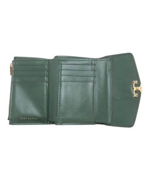 TORY BURCH（トリーバーチ）TORY BURCH (トリーバーチ) 2つ折り財布 グリーン サイズ:表記なしの古着・服飾アイテム