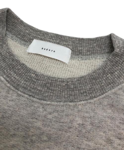 KAGURE（カグレ）kagure (カグレ) コットンリヨセル半袖スウェット グレー サイズ:Freeの古着・服飾アイテム
