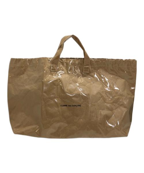 COMME des GARCONS（コムデギャルソン）COMME des GARCONS (コムデギャルソン) PVCクラフトペーパートートバッグ ベージュの古着・服飾アイテム