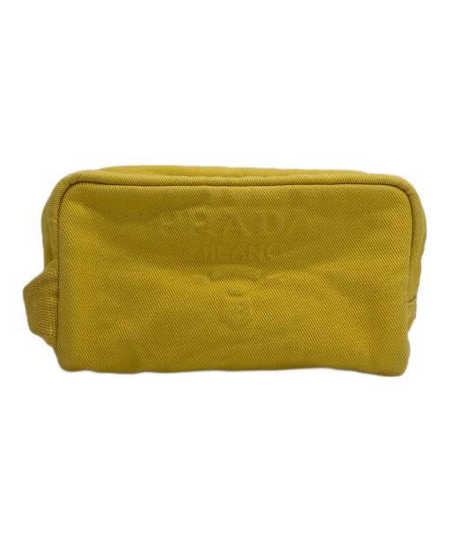 PRADA（プラダ）PRADA (プラダ) セカンドバッグ イエロー サイズ:表記なしの古着・服飾アイテム