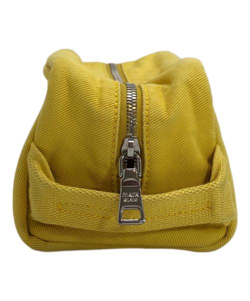 PRADA（プラダ）PRADA (プラダ) セカンドバッグ イエロー サイズ:表記なしの古着・服飾アイテム