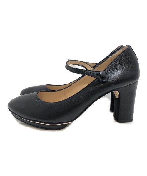 repetto（レペット）repetto (レペット) ストラップパンプス ブラック サイズ:24CMの古着・服飾アイテム