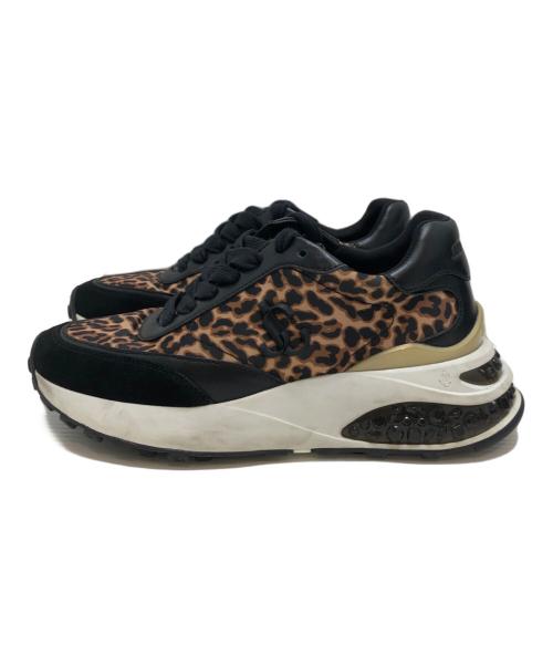 JIMMY CHOO（ジミーチュウ）JIMMY CHOO (ジミーチュウ) レオパード柄スニーカー ブラウン サイズ:36の古着・服飾アイテム