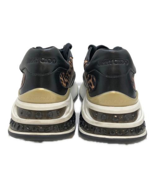 JIMMY CHOO（ジミーチュウ）JIMMY CHOO (ジミーチュウ) レオパード柄スニーカー ブラウン サイズ:36の古着・服飾アイテム