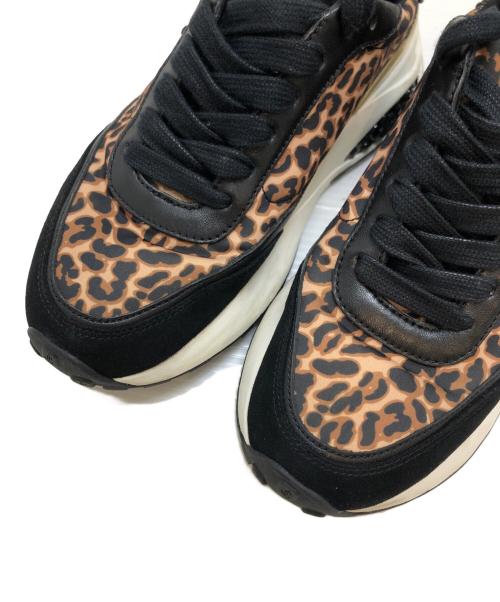 JIMMY CHOO（ジミーチュウ）JIMMY CHOO (ジミーチュウ) レオパード柄スニーカー ブラウン サイズ:36の古着・服飾アイテム