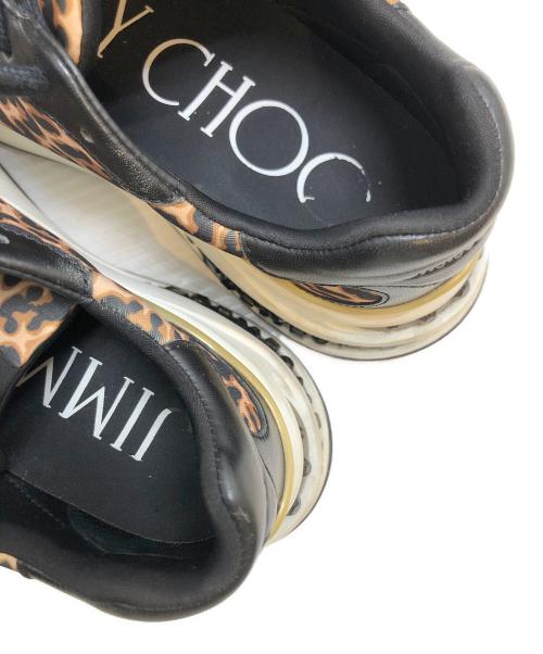 JIMMY CHOO（ジミーチュウ）JIMMY CHOO (ジミーチュウ) レオパード柄スニーカー ブラウン サイズ:36の古着・服飾アイテム