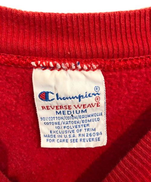 Champion（チャンピオン）Champion (チャンピオン) リバースウィーブスウェット レッド サイズ:Mの古着・服飾アイテム