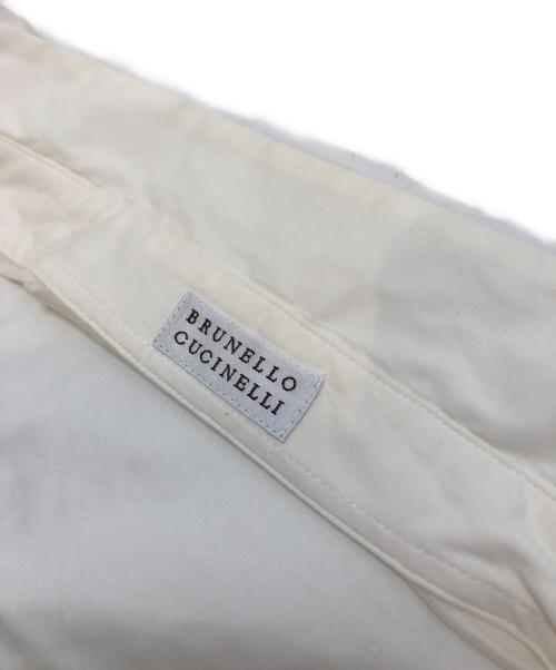 BRUNELLO CUCINELLI（ブルネロクチネリ）BRUNELLO CUCINELLI (ブルネロクチネリ) 半袖シャツ ホワイト サイズ:Mの古着・服飾アイテム
