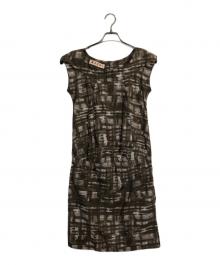 MARNI（マルニ）の古着「ワンピース」｜ブラウン