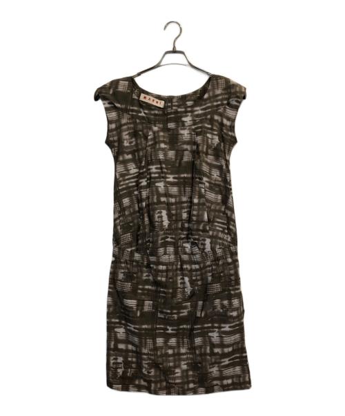 MARNI（マルニ）MARNI (マルニ) ワンピース ブラウン サイズ:表記なしの古着・服飾アイテム