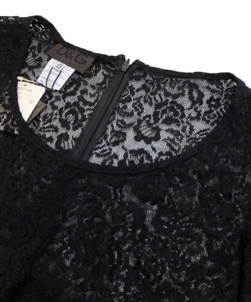 D&G（ディーアンドジー）D&G (ディーアンドジー) レースワンピース ブラック サイズ:28/42 未使用品の古着・服飾アイテム