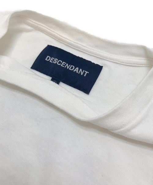 DESCENDANT（ディセンダント）DESCENDANT (ディセンダント) プリントTシャツ ホワイト サイズ:3の古着・服飾アイテム