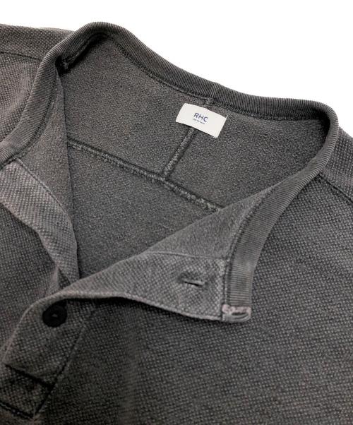 RHC Ron Herman（アールエイチシー ロンハーマン）RHC Ron Herman (アールエイチシー ロンハーマン) ジャイアントピケ ヘンリーネック プルオーバー グレー サイズ:Mの古着・服飾アイテム
