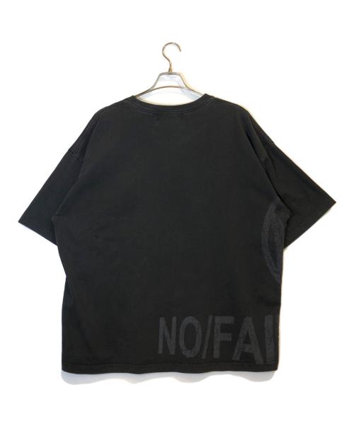 -（-）- (-) プリントTシャツ ブラック サイズ:XLの古着・服飾アイテム