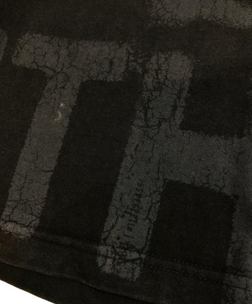 -（-）- (-) プリントTシャツ ブラック サイズ:XLの古着・服飾アイテム