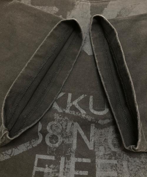 -（-）- (-) プリントTシャツ ブラック サイズ:XLの古着・服飾アイテム