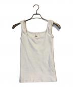 Ron Hermanロンハーマン）の古着「ベアリブタンクトップ」｜ホワイト