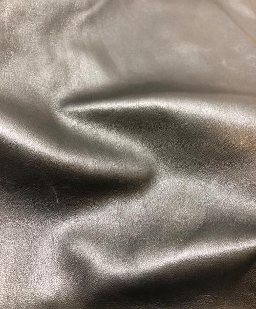 NO BRAND（ノーブランド）NO BRAND (ノーブランド) ペイズリー裏地ラムレザージャケット ブラック サイズ:FREEの古着・服飾アイテム