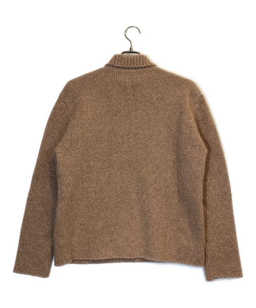 AURALEE（オーラリー）AURALEE (オーラリー) CAMEL WOOL MIX KNIT TURTLE NECK PULLOVER ブラウン サイズ:1の古着・服飾アイテム