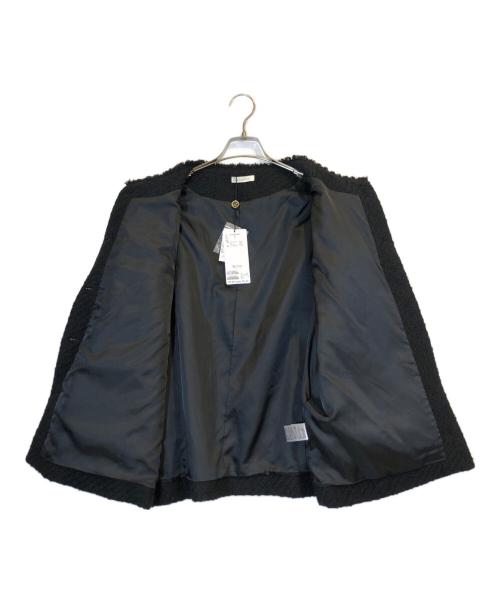 Loungedress（ラウンジドレス）Loungedress (ラウンジドレス) ツイードジャケット ブラック サイズ:FREE 未使用品の古着・服飾アイテム