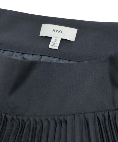 HYKE（ハイク）HYKE (ハイク) プリーツスカート ブラック サイズ:2の古着・服飾アイテム
