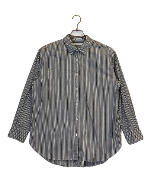 FRAMeWORK（フレームワーク）FRAMeWORK (フレームワーク) ストライプシャツ グレー サイズ:表記なしの古着・服飾アイテム