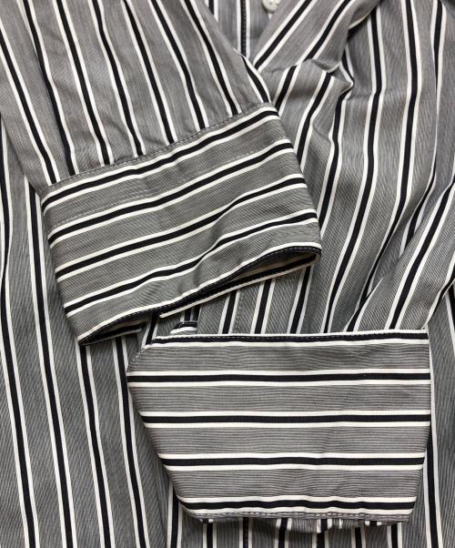 FRAMeWORK（フレームワーク）FRAMeWORK (フレームワーク) ストライプシャツ グレー サイズ:表記なしの古着・服飾アイテム