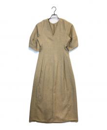 LAGUNA MOON（ラグナムーン）の古着「コクーンZIPワンピース」｜ブラウン