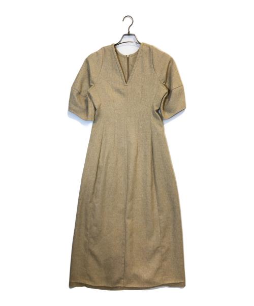 LAGUNA MOON（ラグナムーン）LAGUNA MOON (ラグナムーン) コクーンZIPワンピース ブラウン サイズ:Mの古着・服飾アイテム