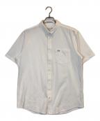 LACOSTEラコステ）の古着「クールマックスブレンド鹿の子地半袖シャツ」｜ホワイト