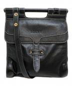 LOEWEロエベ）の古着「レザーショルダーバッグ」｜ブラック