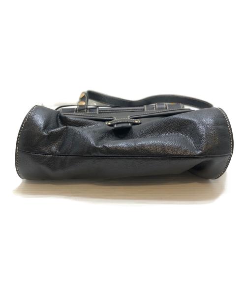 LOEWE（ロエベ）LOEWE (ロエベ) レザーショルダーバッグ ブラック サイズ:表記なしの古着・服飾アイテム