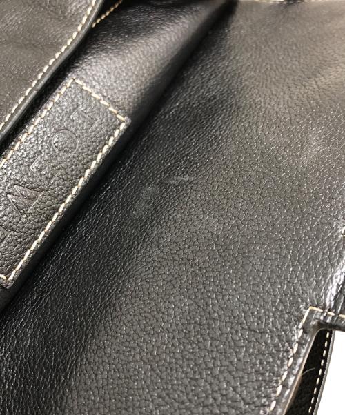 LOEWE（ロエベ）LOEWE (ロエベ) レザーショルダーバッグ ブラック サイズ:表記なしの古着・服飾アイテム