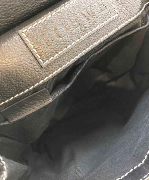 LOEWE（ロエベ）LOEWE (ロエベ) レザーショルダーバッグ ブラック サイズ:表記なしの古着・服飾アイテム