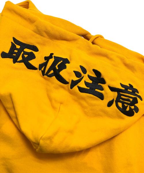 THE BLACK EYE PATCH（ブラックアイパッチ）THE BLACK EYE PATCH (ブラックアイパッチ) パーカー イエロー サイズ:Lの古着・服飾アイテム