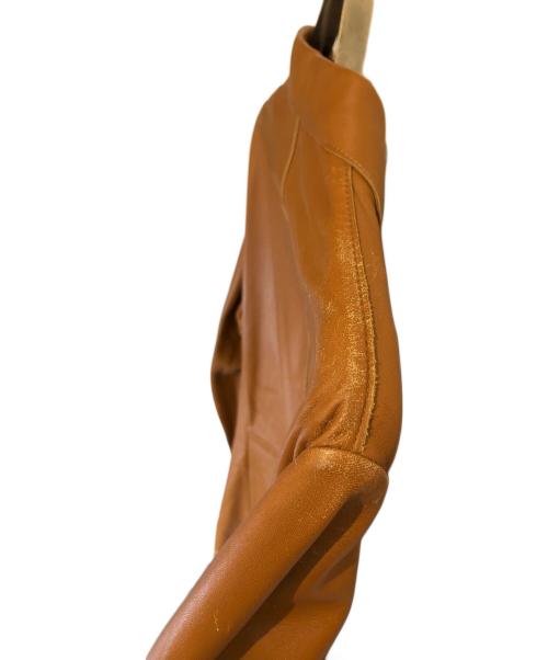 Paul Smith London（ポールスミスロンドン）Paul Smith London (ポールスミスロンドン) レザーテーラードジャケット ブラウン サイズ:Lの古着・服飾アイテム