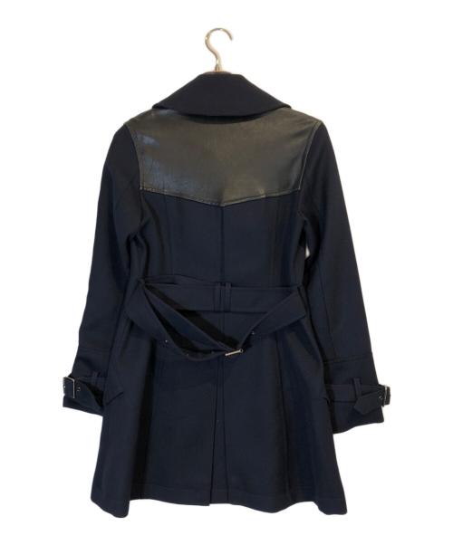 BURBERRY BRIT（バーバリーブリット）BURBERRY BRIT (バーバリーブリット) ウールトレンチコート ネイビー サイズ:UK10/US8/FR40/ITA42の古着・服飾アイテム
