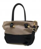 VIOLAd'OROヴィオラドーロ）の古着「2WAYショルダーバッグ」｜ブラウン×ブラック